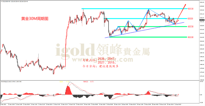 2023年12月21日黄金走势图 2023年12月21日黄金走势图