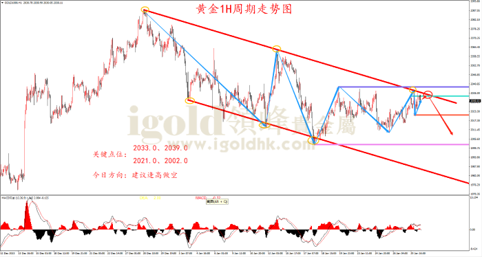2024年1月30日黄金走势图 2024年1月30日黄金走势图