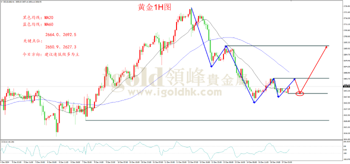 2024年12月17日黄金走势图 2024年12月17日黄金走势图