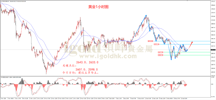 2024年12月24日黄金走势图 2024年12月24日黄金走势图